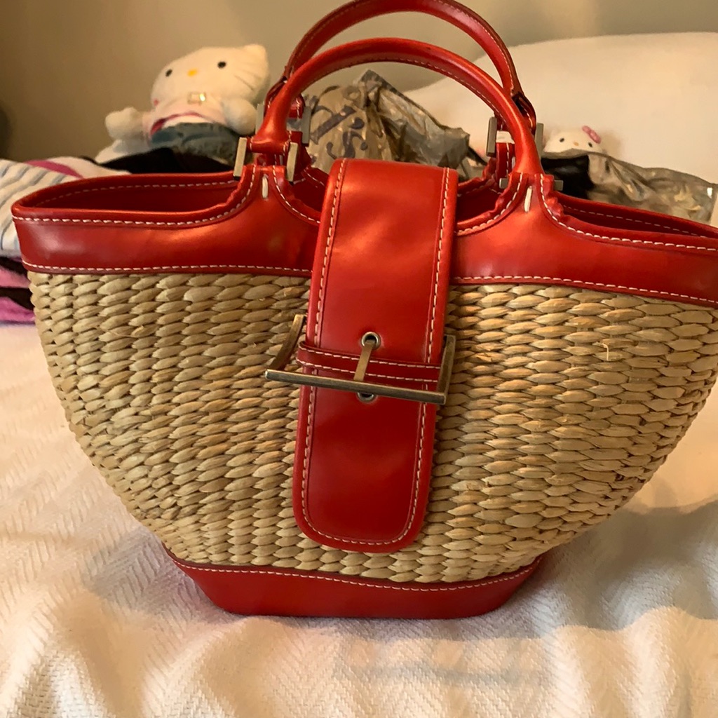 Bath And Bodyworks Straw Tote Brand New